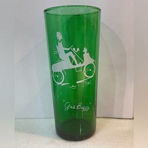 ✨✨Anchor Hocking- Green Gentleman in a Buggy Glass✨✨
